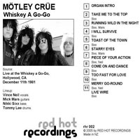 Mötley Crüe - 1981.11.12 - Whiskey A Go Go
