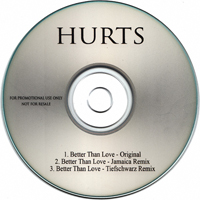 Hurts - Better Than Love (CD Single Promo)