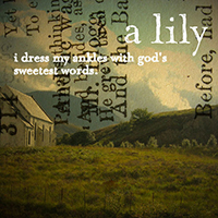 A Lily - I Dress My Ankles With God's Sweetest Words (Single)