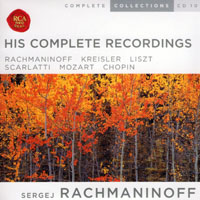 Sergei Rachmaninoff - His Complete Recordings (CD 10) Liszt, Kreisler, Scarlatti, Mozart