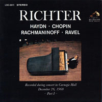 Sviatoslav Richter - RCA and Columbia Album Collection (CD 13: Haydn, Chopin, Rachmaninoff, Ravel)