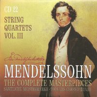 Felix Bartholdy Mendelssohn - Mendelssohn - The Complete Masterpieces (CD 22): Chamber Music
