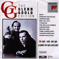 Glenn Gould - Glenn Gould, Laredo & Rose plays violin & chello Bach's Sonates (CD 1)