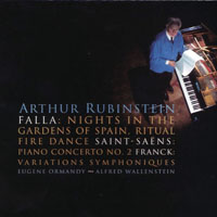 Artur Rubinstein - The Rubinstein Collection, Limited Edition (Vol. 70) Falla, Franck, Prokofiev, Saint-Sans