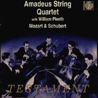 Amadeus String Quartet - Mozart Sinfonia Concertante For Violin And Viola, K. 364; Schubert String Quartet D. 956  Brainin, Schidlof, Pleeth, Et Al