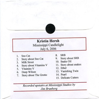 Kristin Hersh - Mississippi Candlelight - July 6 2006