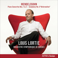 Louis Lortie - F. Mendelssohn: Piano Concertos, Symphony No.5