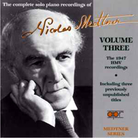 Nikolai Medtner - Medtner: The Complete Solo Piano Recordings Vol. 3