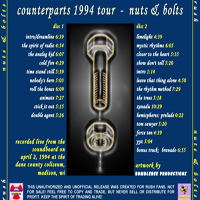Rush - 1994.04.02 - Nuts & Bolts (Dane County Coliseum, Madison, Wisconsin, USA: CD 2)