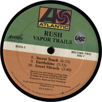 Rush - Vapor Trails (LP 2)