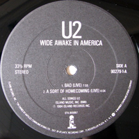 U2 - Wide Awake In America (12'' Single)
