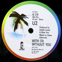 U2 - With Or Without You (7'' Single)