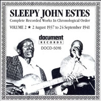 Sleepy John Estes - The Complete Recorded Works In Chronological Order, Vol. 2 (1937-1941)