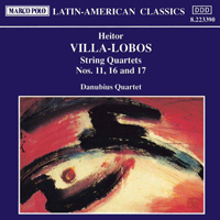 Heitor Villa-Lobos - String Quartets Nos. 11, 16 and 17 (Danubius Quartet)
