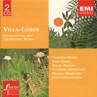Heitor Villa-Lobos - Instrumental and Orchestral Works (Cristina Ortiz, John Harle, Angel Romero, Vladimir Ashkenazy, Neville Marriner, Jesus Lopez-Cobos)