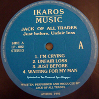 Jacks Of All Trades - Just Before Unfair Loss (LP)