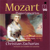 Christian Zacharias - Mozart - Piano Concertos, Vol. 3 