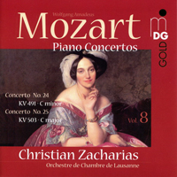 Christian Zacharias - Mozart - Piano Concertos, Vol. 8 