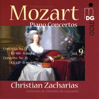 Christian Zacharias - Mozart - Piano Concertos, Vol. 9 