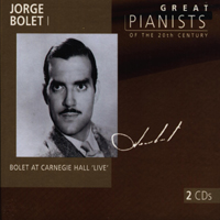 Jorge Bolet - Great Pianists Of The 20Th Century (Jorge Bolet) (Cd 1)