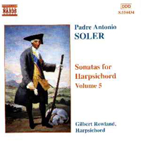 Gilbert Rowland - Antonio Soler: Sonatas For Harpsichord Vol. 5