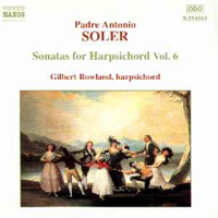 Gilbert Rowland - Antonio Soler: Sonatas For Harpsichord Vol. 6