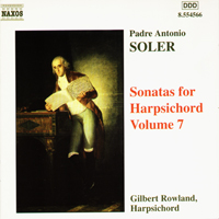Gilbert Rowland - Antonio Soler: Sonatas For Harpsichord Vol. 7