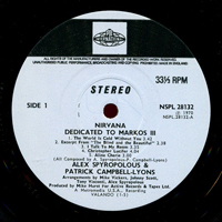 Nirvana (GBR) - Delicated To Markos III (LP)