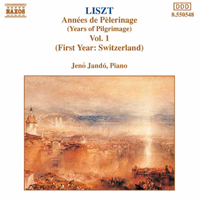 Jeno Jando - F. Liszt - Annees de Pelerinage (CD 1: Premiere annee)