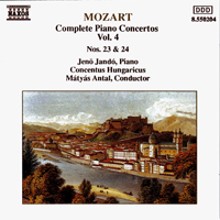 Jeno Jando - W.A. Mozart - Complete Piano Concertos (CD 04: NN 23, 24)