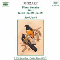 Jeno Jando - W.A. Mozart - Complete Piano Sonatas (CD 1: Sonatas 8, 10, 15)