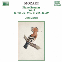 Jeno Jando - W.A. Mozart - Complete Piano Sonatas (CD 5: Sonatas 2, 13, 14, Fantasia)