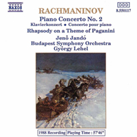 Jeno Jando - C.  - Piano Concerto No.2, Paganini Rhapsody