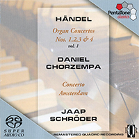 Daniel Chorzempa - Handel: Organ Concertos, Vol. 1 (Nos. 1, 2, 3, 4) (feat. Jaap Schroder) (Remastered 2002)