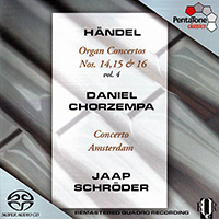 Daniel Chorzempa - Handel: Organ Concertos Vol. 4 (Nos. 14, 15, 16) (feat. Jaap Schroder) (Remastered 2004)