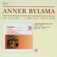 Anner Bijlsma - Anner Bylsma - 70 Years (Limited Edition 11 CD Box-set) [CD 01: J.S. Bach]