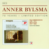 Anner Bijlsma - Anner Bylsma - 70 Years (Limited Edition 11 CD Box-set) [CD 08: Mendelssohn-Bartholdy, Gade]