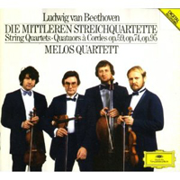 Melos Quartett - Ludwig van Beethoven: The Middle Quartets (CD 1)