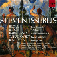 Steven Isserlis - Steven Isserlis plays Chello Concertos (CD 1: Elgar, Bloch, Kabalevsky, Tchaikovsky)