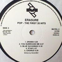 Erasure - Pop The First 20 Hits (LP 2)