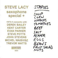 Steve Lacy - Saxophone Special