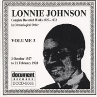 Johnson, Lonnie - Complete Recorded Works (1925-1932) Vol. 3 1927-1928
