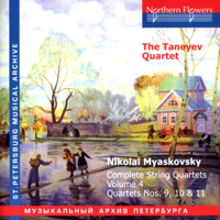 Taneyev Quartet - N. Myaskovsky: Complete String Quartets, Vol. 4