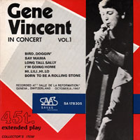 Vincent, Gene - In Concert Vol. 1: Live Geneva '67 (LP)
