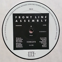 Front Line Assembly - Icolate (12'' Single)
