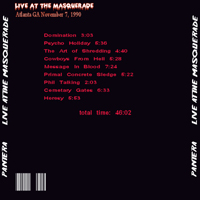 Pantera - 1990.11.07 - Live at The Masquerade, Atlanta, Georgia, USA