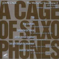 Cage, John - A Cage Of Saxophones, Vol. 2