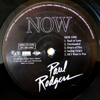 Paul Rodgers - Now (LP)