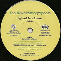 New Pornographers - High Art, Local News (Single)