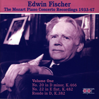 Edwin Fischer - The Mozart Piano Concerto Recordings 1933-47 Vol. 1